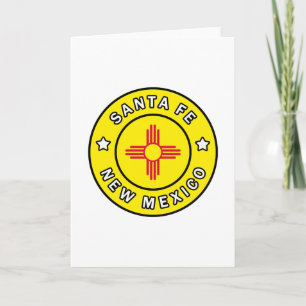 Carte Santa Fe Nouveau-Mexique