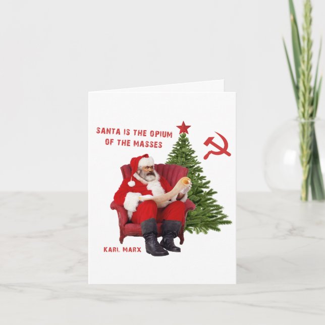 Carte Santa Karl Marx (Devant)