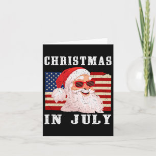 Carte Santa Lunettes Usa - Hommes Femmes Enfants Chris