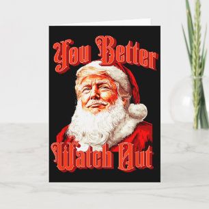 Carte Santa Trump Vintage Vous feriez mieux de faire att