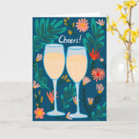 Santé! Fleurs de Champagne au vin mousseux Fêtes