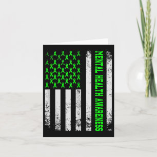 Carte Santé mentale S American Flag Mental Health Award