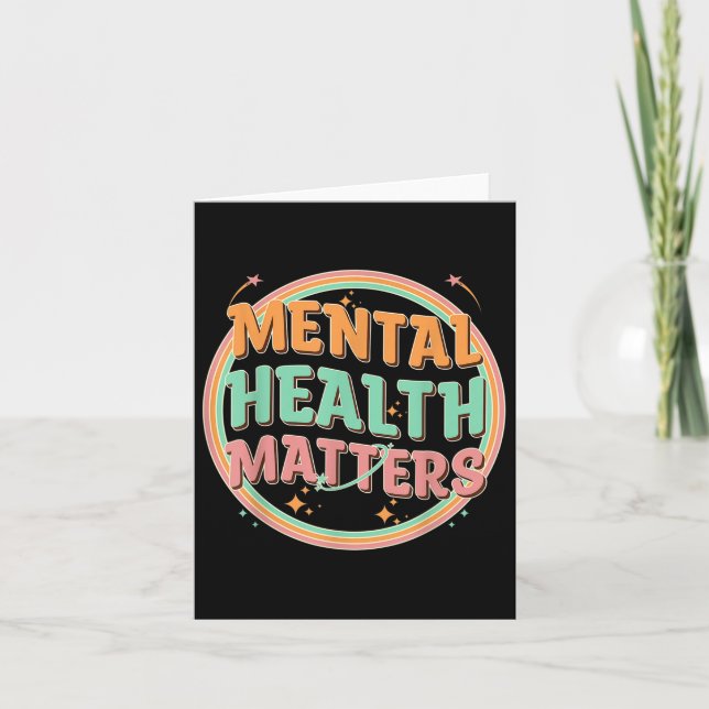 Carte Santé mentale super S Sensibilisation mentale huma (Devant)