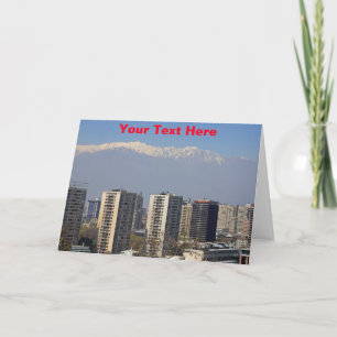 Carte Santiago, Chili