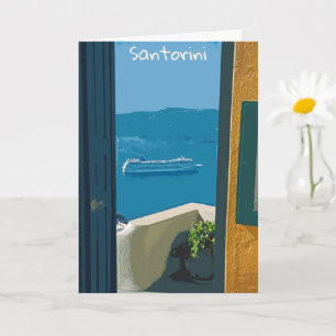 Carte Santorin, Grèce