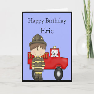 Cartes Sapeur Pompier D Anniversaire Zazzle Fr