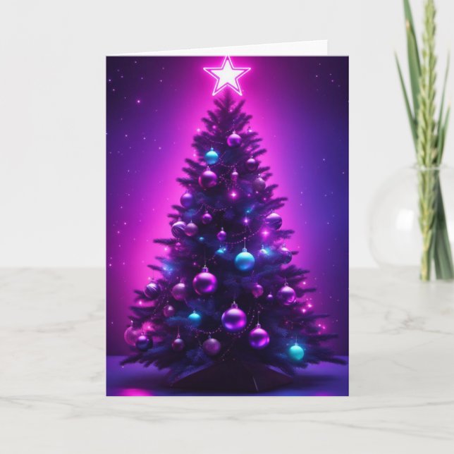 Carte Sapin de Noël (Devant)