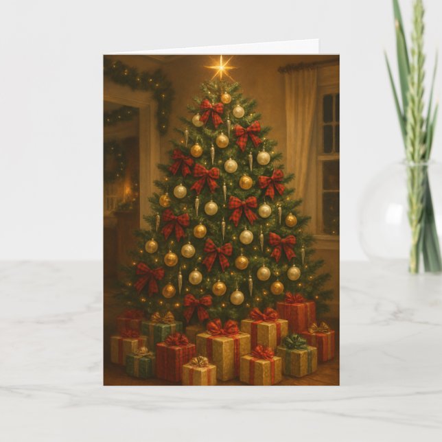 Carte Sapin de Noël (Devant)