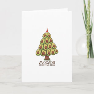 Carte Sapin de noël à l'avocat