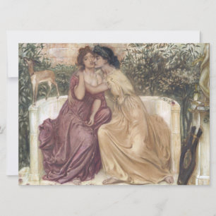 Carte Sappho et Erinna dans un jardin grec (Lesbian Love