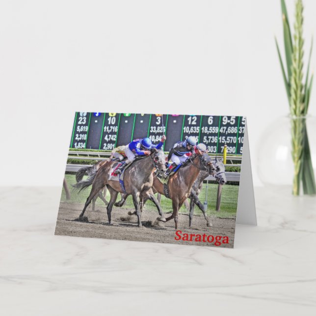 Carte Saratoga Horse Racing (Devant)