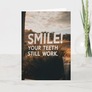 Carte Sarcasme amusant Anniversaire aîné Âge plus âgé