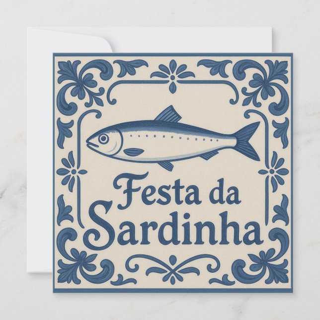 Carte Sardine portugaise - (Devant)