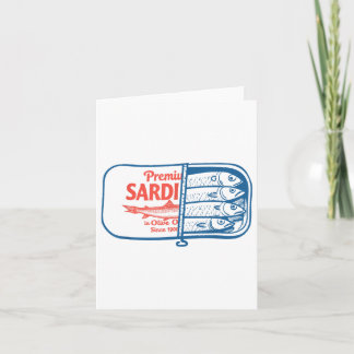Carte Sardines vintages Poisson Sardine Graphique Pour H