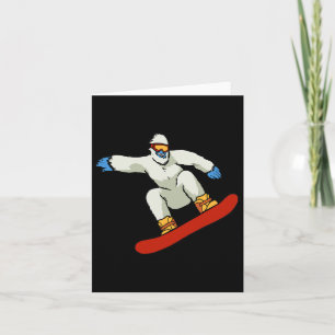Carte Sasquatch de snowboard de Bigfoot Ski Montagne de