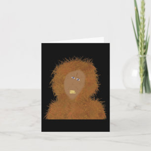 Carte Sasquatch Funny Kid Créé Art Bigfoot Convention