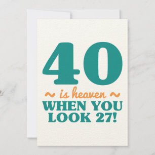 Carte Sassy 40e anniversaire