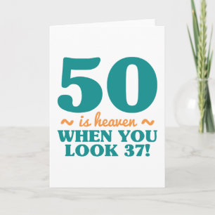 Carte Sassy 50e anniversaire