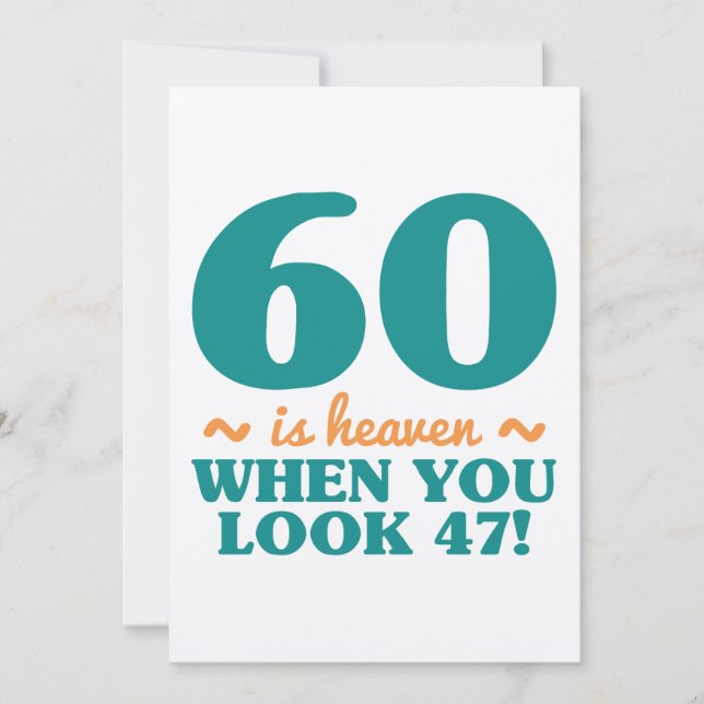 Carte Sassy 60e anniversaire (Devant)