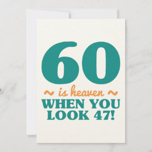 Carte Sassy 60e anniversaire
