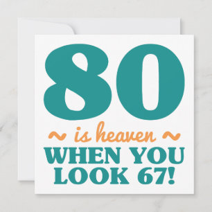 Carte Sassy 80e anniversaire
