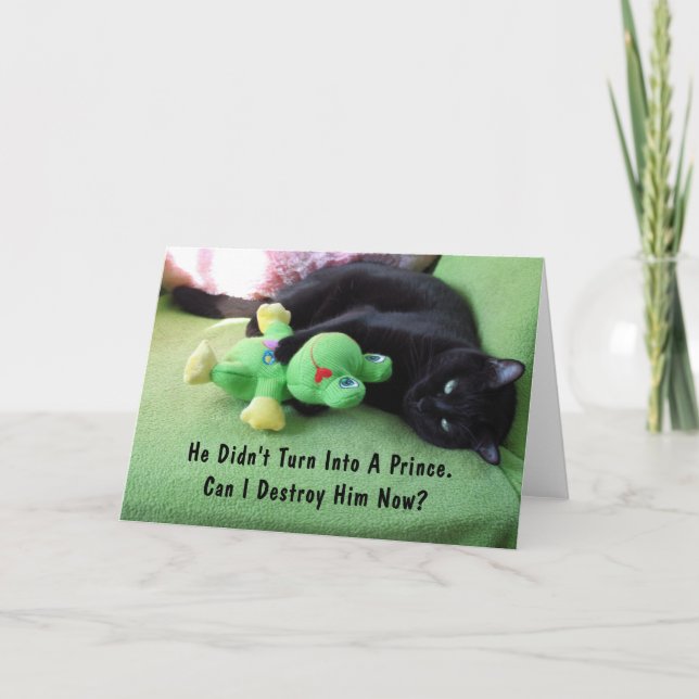 Carte Sassy Chat & Froggy Friendship (Devant)