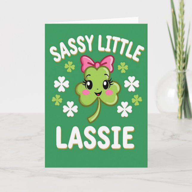 Carte Sassy Little Lassie (Devant)