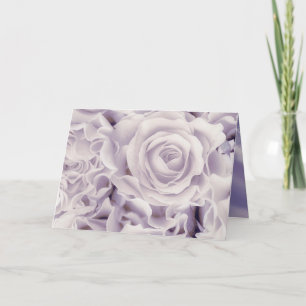 Carte Satin de raisin, Bouquet Rose mauve, floral, modèl