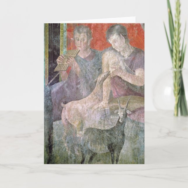 Carte Satyre et nymphe (Devant)