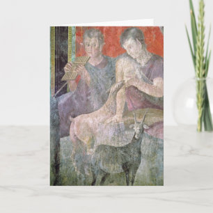 Carte Satyre et nymphe