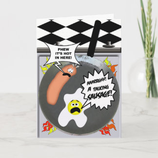 Carte Saucisse parlante