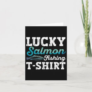 Carte Saumon de pêche Chemise Hommes Saumon de poisson p