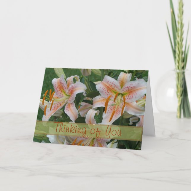 Carte saumonée d'étoile pour toute occasion (Devant)