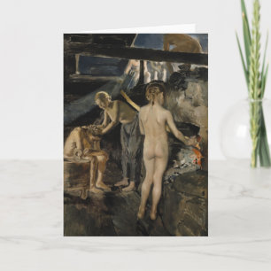 Carte Sauna greeting card