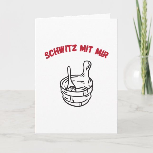 Carte Sauna Transpirez avec moi Saunas (Devant)