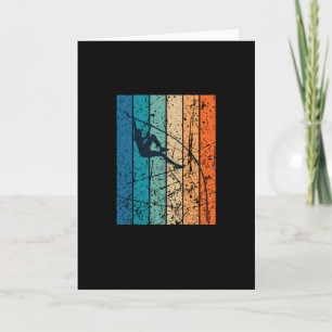 Carte Saut à la perche rétro