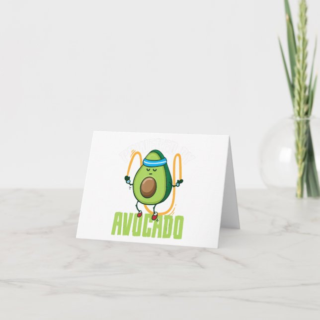Carte Saut de la corde de saut Avocado Sauter Keto Cardi (Devant)