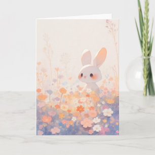 Carte Saut de lapin, bonne ambiance dans le pré