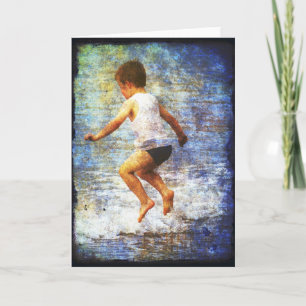 Carte Sauter dans les vagues