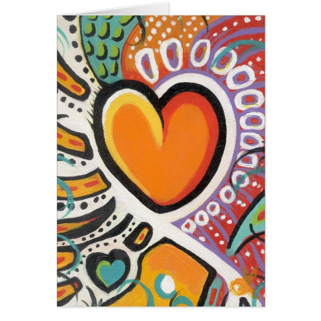 Carte sauvage de coeur (Devant)