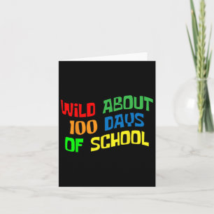 Carte Sauvage Environ 100 Jours École 100e Jour Enseigna