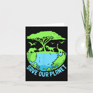 Carte Sauvegarde verte de notre planète Environnement Jo