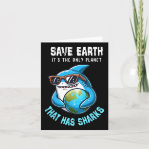 Carte Sauver la journée de la Terre des requins Rétablir