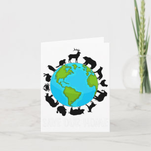 Carte Sauver nos animaux domestiques Conservation de la