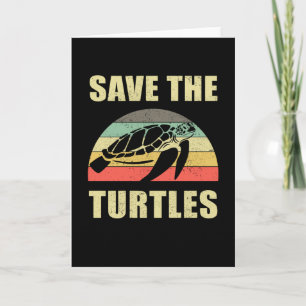 Carte Sauvez La Pollution Des Tortues