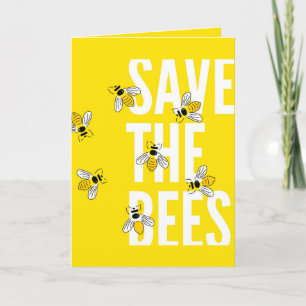 Carte Sauvez les abeilles