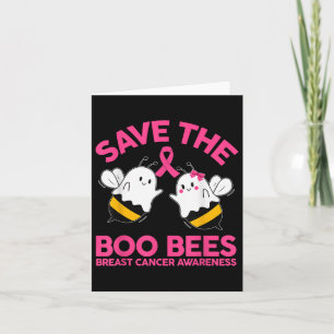 Carte Sauvez les abeilles Ees Boo Cancer du sein Hallowe