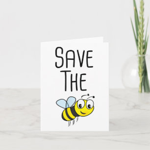 Carte Sauvez les abeilles - Protection De l'environnemen