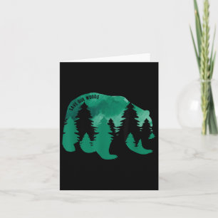Carte Sauvez notre Woods De l'environnement Protection O