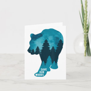 Carte Sauvez notre Woods De l'environnement Protection O